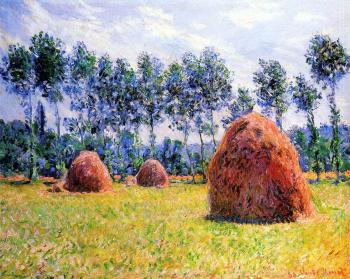 Claude Oscar Monet : Haystacks at Giverny